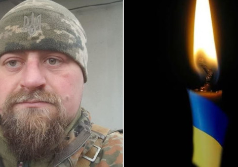 Тростянець схиляє голову перед Героєм Володимиром Дашутіним