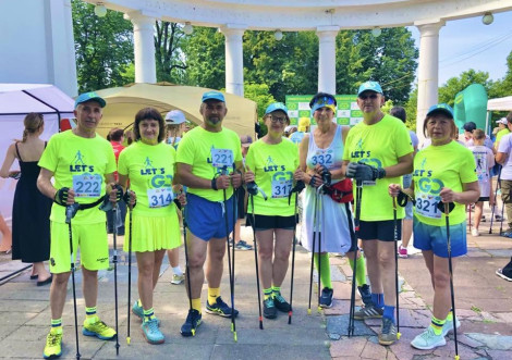 Тростянецькі спортсмени здобули нагороди на чемпіонаті зі скандинавської ходьби в Житомирі