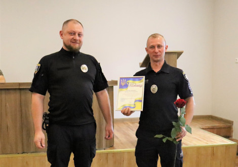 Тростянецьких поліцейських привітали з 11-ю річницею створення Національної поліції України