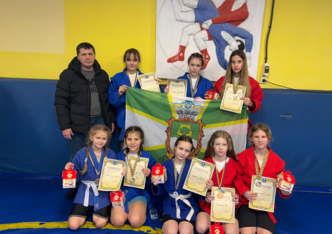 Вісім самбісток з Тростянецької ДЮСШ здобули медалі на чемпіонаті Сумської області