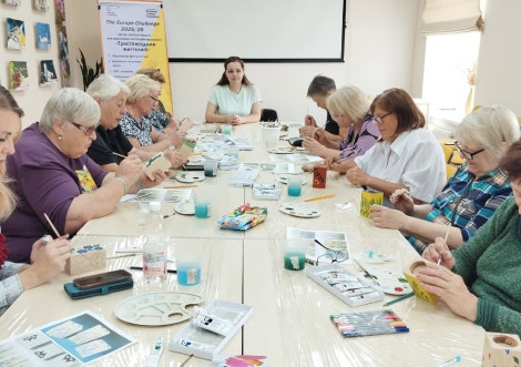 У Тростянецькій бібліотеці провели арт-терапевтичну «Майстерню святкового затишку»